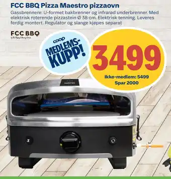 Coop Byggmix FCC BBQ Pizza Maestro pizzaovn tilbud