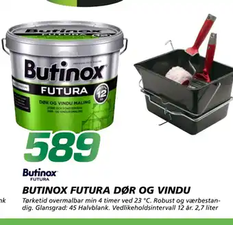 Coop Byggmix BUTINOX FUTURA DØR OG VINDU tilbud
