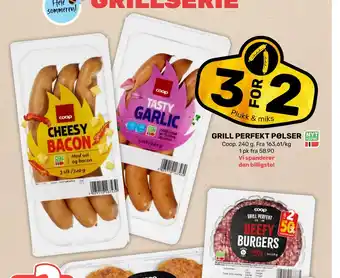 Coop Marked GRILL PERFEKT PØLSER tilbud