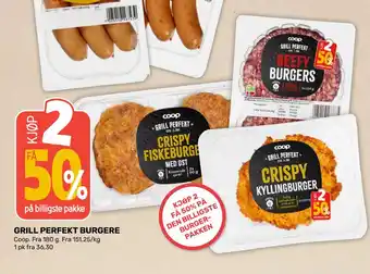 Coop Marked GRILL PERFEKT BURGERE tilbud