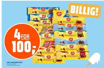 Coop Obs FREIA SJOKOLADEPLATER tilbud