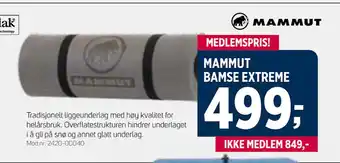 Sport 1 MAMMUT BAMSE EXTREME tilbud