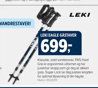 Sport 1 LEKI EAGLE GÅSTAVER tilbud