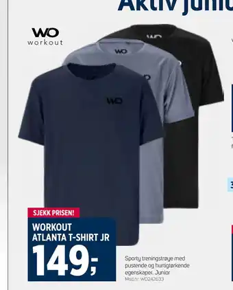 Sport 1 WORKOUT ATLANTA T-SHIRT JR tilbud