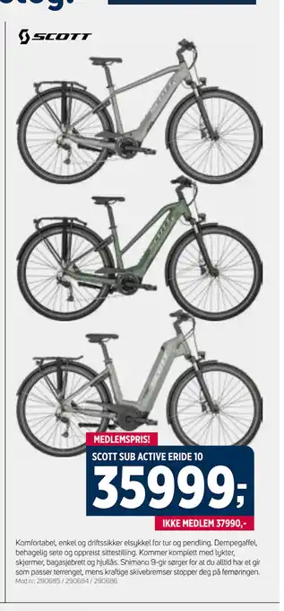 Sport 1 SCOTT SUB ACTIVE ERIDE 10 tilbud