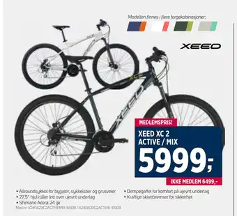 Sport 1 XEED XC 2 ACTIVE / MIX tilbud