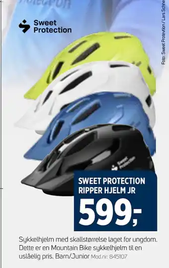 Sport 1 SWEET PROTECTION RIPPER HJELM JR tilbud