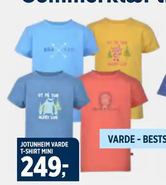 Sport 1 JOTUNHEIM VARDE T-SHIRT MINI tilbud