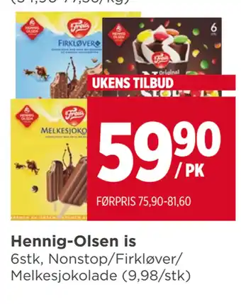 Meny Hennig-Olsen is tilbud