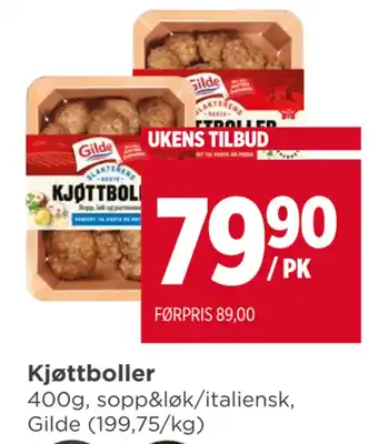 Meny Kjøttboller tilbud