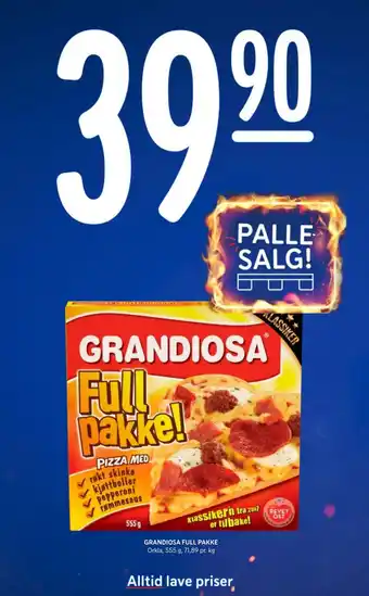 Rema 1000 GRANDIOSA FULL PAKKE tilbud