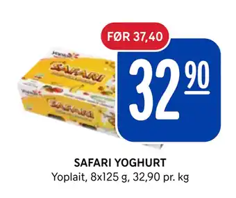 Rema 1000 SAFARI YOGHURT tilbud