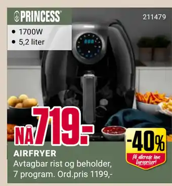 Europris AIRFRYER tilbud
