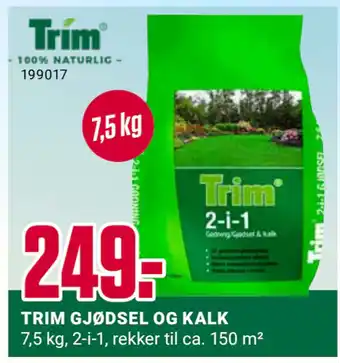TRIM GJØDSEL OG KALK