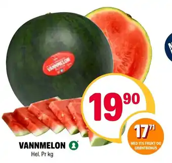 Coop Extra VANNMELON tilbud