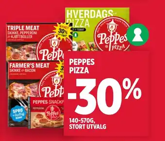 Meny PEPPES PIZZA tilbud