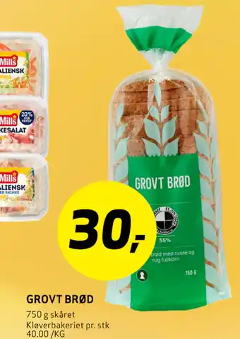 Bunnpris GROVT BRØD tilbud
