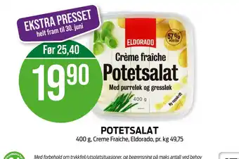 Kiwi POTETSALAT tilbud