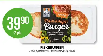Kiwi FISKEBURGER tilbud