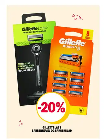 Coop Extra GILLETTE LABS BARBERHØVEL OG BARBERBLAD tilbud