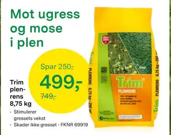 Felleskjøpet Trim plenrens 8,75 kg tilbud