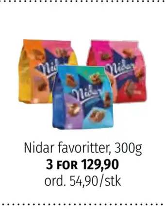 Nille Nidar favoritter, 300g tilbud