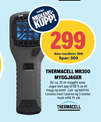Coop Extra THERMACELL MR300 MYGGJAGER tilbud