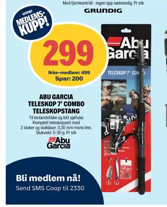 Coop Extra ABU GARCIA TELESKOP 7’ COMBO TELESKOPSTANG tilbud