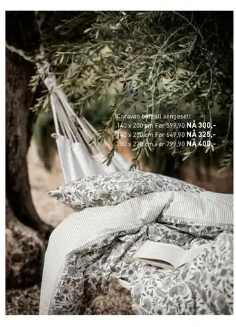 Kid Interiør Caravan bomull sengesett tilbud