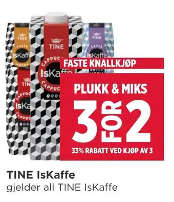 Meny TINE IsKaffe tilbud