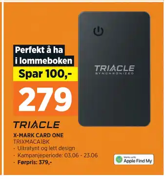 POWER X-MARK CARD ONE tilbud