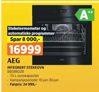 POWER INTEGRERT STEKEOVN tilbud