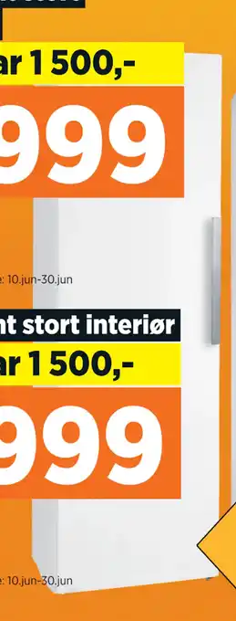 POWER FRYSESKAP tilbud