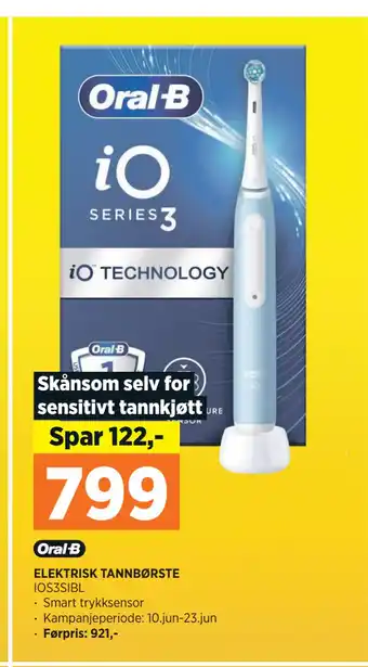 POWER ELEKTRISK TANNBØRSTE tilbud