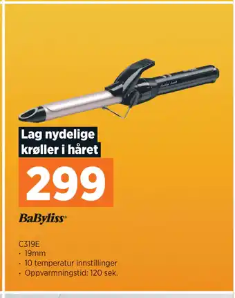 POWER Babyliss C319E tilbud