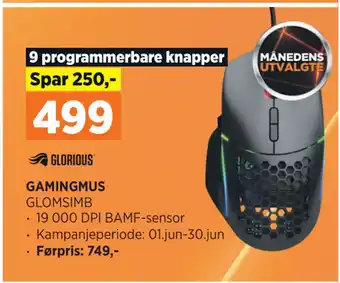 POWER GAMINGMUS tilbud