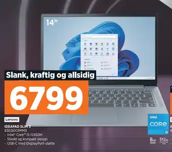 POWER IDEAPAD SLIM 3 tilbud