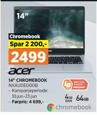 POWER 14 CHROMEBOOK tilbud