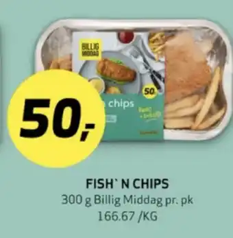 Bunnpris Bunnpris fish & chips tilbud