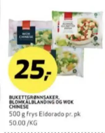 Bunnpris Eldorado bukettgrønnsaker tilbud
