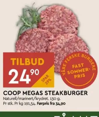 Coop Mega Coop hakkebiff tilbud