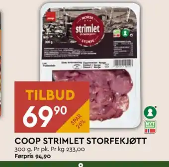 Coop Mega Coop storfekjøtt tilbud
