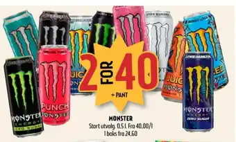 Coop Prix Monster energy energidrikk tilbud