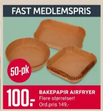 Europris Cuisine bakepapir tilbud