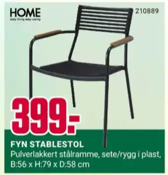 Europris Home hagestol tilbud