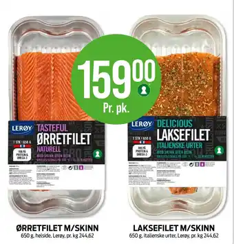 Kiwi Lerøy laksefilet tilbud