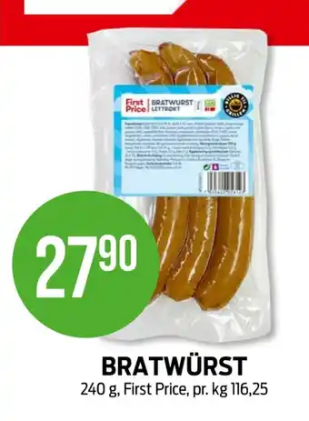Kiwi First price bratwurst tilbud