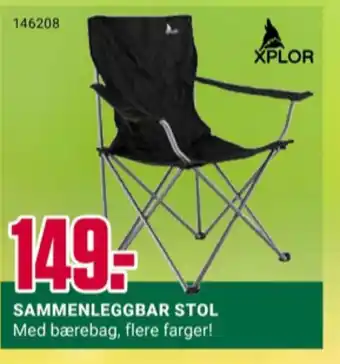 Europris Xplor campingstol tilbud