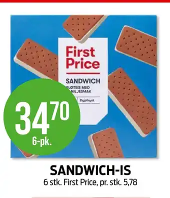 Kiwi First price sandwich issnack tilbud