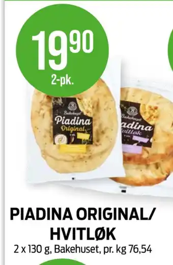 Kiwi Bakehuset piadina original tilbud